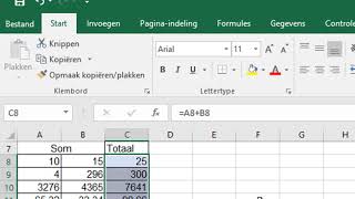 Berekeningen maken in Excel [upl. by Wulfe]