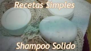 Cómo hacer SHAMPOO SÓLIDO  100 de origen vegetal [upl. by Naujal685]