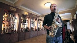 Rampone R1 Jazz Solid Silver alto saxophone test 1 by Владимир Соколов [upl. by Albemarle271]