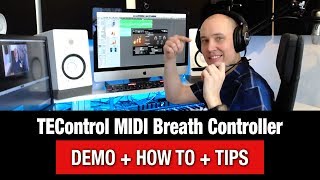 How to use a MIDI Breath Controller TEControl BBC2 [upl. by Aniroz]