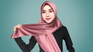 12 TUTORIAL CARA PEMAKAIAN JILBAB SEGIEMPAT MODERN YANG SIMPLE CANTIK amp KEKINIAN TANPA RIBET [upl. by Swayder912]