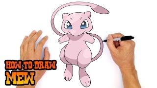 How to Draw Pokemon  Mew [upl. by Walston30]