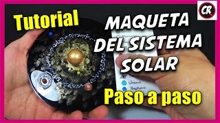 MAQUETA DEL SISTEMA SOLAR  Cómo hacerla paso a paso [upl. by Isbel]