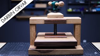 Making an EPIC Handcrafted BOOK PRESS [upl. by Coletta]