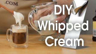 DIY whipped cream in 60 seconds [upl. by Iarahs]