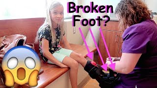 😱BROKEN FOOT👧 [upl. by Scotti29]