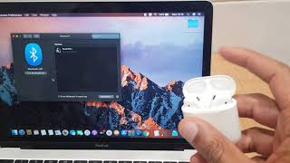 Connect Airpods to Macbook  How To [upl. by Tnirb819]