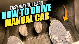 How To Drive A Manual Car For Beginners  Easy Way To Learn [upl. by Maridel394]