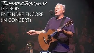 David Gilmour  Je Crois Entendre Encore In Concert [upl. by Cirred]