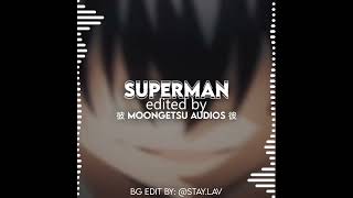 Eminem  Superman SPED UP  Edit Audio [upl. by Ahsa]