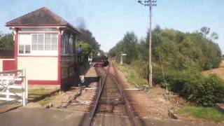 KESR Cab Ride Bodiam to Tenterden Kent and East Sussex Railway [upl. by Yreme764]