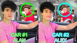 Identical Twins 2Car DRIVE THRU Prank [upl. by Nilyac]