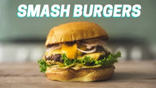 SMASH BURGER RECIPE The ONLY burger I make at home [upl. by Lichtenfeld402]