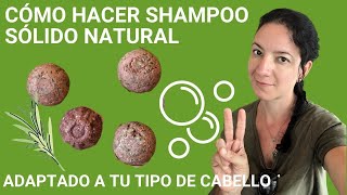 Cómo hacer shampoo sólido [upl. by Oicnedurp]