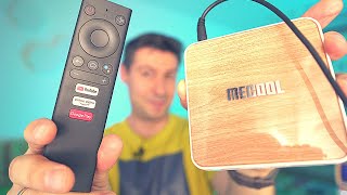 Better than Mi Box The MeCool KM6 DELUXE runs Android TV has Chromecast amp Google Assistant [upl. by Raine]