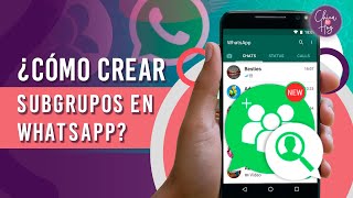 ¿Cómo crear SUBGRUPOS en WhatsApp [upl. by Alihs313]