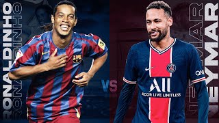 NEYMAR VS RONALDINHO ● LEGENDARY SKILLS BATTLE 👑 [upl. by Einehpets]