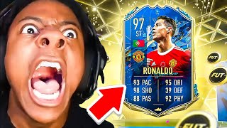 iShowSpeed LUCKIEST FIFA Pack Opening [upl. by Comras695]