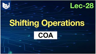 Shifting operation hardware implementation  COA  Lec28  Bhanu Priya [upl. by Favata]