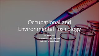 Introduction to Toxicology Occupational and Environmental [upl. by Hong]