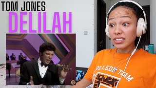 He could get away with ☠️ with that VOICE  Tom Jones  Delilah The Ed Sullivan Show REACTION [upl. by Fredkin]