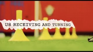 Soccer Drill Receiving And Turning U8 [upl. by Bautram]