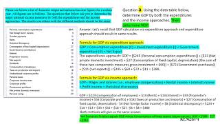 GDP and NDP calculation exercise [upl. by Isolt]