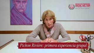 Enrique Pichon Rivière Primera Experiencia Grupal [upl. by Aspia446]