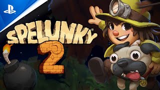 Spelunky 2  Gameplay Trailer [upl. by Enyluqcaj263]