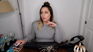 ASMR Receptionist Roleplay Typing Soft Spoken [upl. by Nywroc]