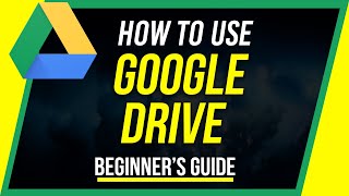 How to Use Google Drive  Beginners Guide [upl. by Ahsinra]