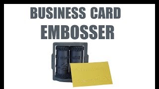 Business Card Embosser [upl. by Prober]