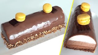 RECETTE BÛCHE AUX 3 CHOCOLATS [upl. by Cochrane35]