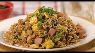 Como hacer Arroz chaufa peruanohow to make chinese peruvian fried rice [upl. by Ariel391]