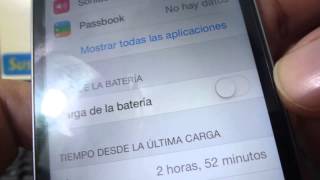 Cómo ver el porcentaje de la batería en su iPhone 5S 5C 5 4 iOS 7 español Channeliphone [upl. by Anitac]