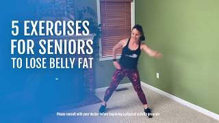 5 Exercises for Seniors to Lose Belly Fat [upl. by Olsewski715]