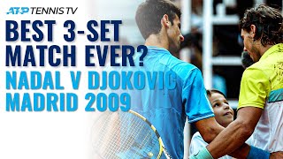 Rafa Nadal vs Novak Djokovic EPIC  Madrid 2009 Extended Tennis Highlights [upl. by Oludoet]