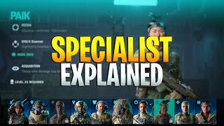 Battlefield 2042  All Specialists Explained [upl. by Ahsenrac]