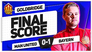 DISGRACE MANCHESTER UNITED 01 BAYERN GOLDBRIDGE Reaction [upl. by Ioved]