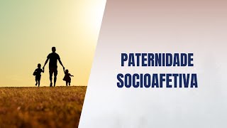 Paternidade socioafetiva [upl. by Medina]