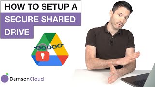 How to Setup a Secure Shared Drive  Google Drive Training  Data Protection [upl. by Nerak]