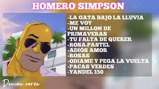 MIX EXITOS HOMERO SIMPSON IA [upl. by Yelsgnik]