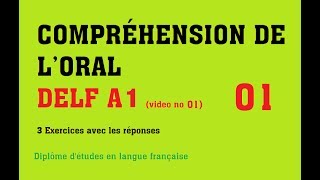 DELF A1  Compréhension de loral no 1 [upl. by Yila]