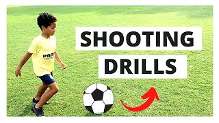 YOUTH SOCCER SHOOTING DRILLS  U9U11 SOCCER TRAINING TIPS [upl. by Aicirtap668]