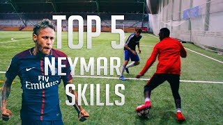 TOP 5 Neymar Skill Moves  Football Skills [upl. by Joya651]