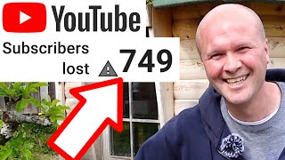 How to see LOST SUBSCRIBERS How many lost subs count on my YouTube Channel [upl. by Savick]