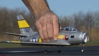 Spotlight Great Planes® F86 Sabre Brushless EDF Micro [upl. by Idnib615]