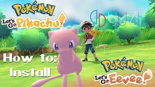 Working How to play Pokemon Lets GO Eevee amp Pikachu on PC Yuzu Emulator [upl. by Dionis]