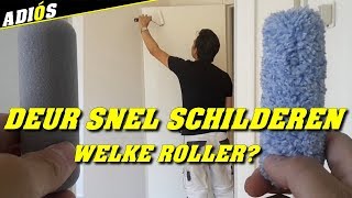 VLAKKE DEUR SNEL SCHILDEREN De Rollergrip Methode [upl. by Birdie]