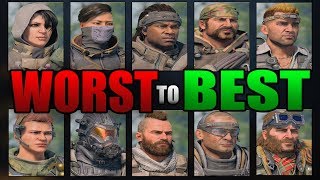 Black Ops 4 Ranking All Specialists Characters From WORST to BEST [upl. by Hgielrahc]